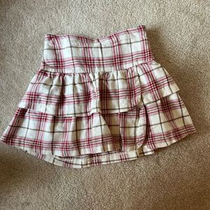 Girls Gymboree Plaid Skort Size 8